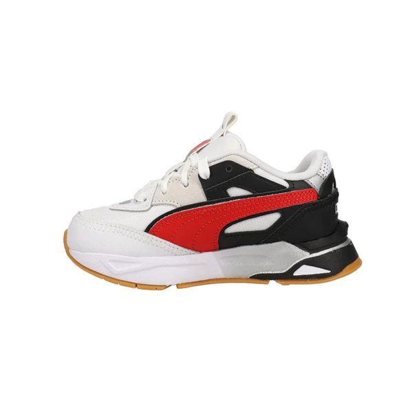 New Puma Boy's Mirage Sport Aos Lace Up Black&Red Sneakers (Little Kid) - Picture 3 of 4
